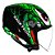 Capacete Race Tech Play Snake Green - Imagem 1