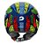 Capacete Race Tech Play Art Blue/Orange - Imagem 2