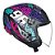 Capacete Race Tech Play Art Cinza/Rosa/Azul - Imagem 1