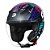 Capacete Race Tech Play Art Cinza/Rosa/Azul - Imagem 4