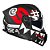 Capacete Race Tech Signal Stuff Matte Black/Red - Imagem 1