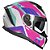 Capacete Race Tech Volt Track White/Pink - Imagem 1