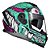 Capacete Race Tech Volt Croc Aqua - Imagem 1