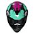 Capacete Race Tech Volt Croc Aqua - Imagem 3