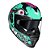 Capacete Race Tech Volt Croc Aqua - Imagem 4