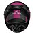 Capacete Race Tech Volt Abstrak Matte Black/Pink - Imagem 2