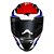 Capacete Race Tech Volt Track Branco/Turquesa - Imagem 3