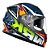 Capacete Norisk FF302 Soul 2 Control Blue/Orange - Imagem 1