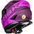 Capacete Norisk FF302 Soul 2 Manty Matte Purple/Pink - Imagem 4
