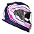 Capacete Norisk FF302 Soul 2 Factor White/Pink - Imagem 1