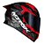 Capacete Norisk Flow Robot Black/Red - Imagem 1