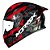 Capacete Norisk Flow Robot Black/Red - Imagem 4