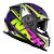 Capacete Norisk FF302 Soul 2 Control Roxo Fosco/Branco/Rosa - Imagem 1