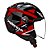 Capacete Norisk Orion Denver Preto/Vermelho - Imagem 1