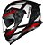 Capacete Norisk Strada II Evoque Black/White/Red - Imagem 4