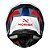 Capacete Norisk Strada II ST White/Blue/Red - Imagem 2