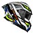 Capacete Norisk Strada II Reptel Branco/Laranja - Imagem 1
