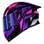 Capacete Norisk Strada 2 Pulse Roxo/Rosa - Imagem 2