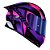 Capacete Norisk Strada 2 Pulse Roxo/Rosa - Imagem 1
