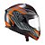 Capacete Texx Kratos Nomade Preto/Laranja/Cinza - Imagem 1