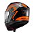 Capacete Texx Kratos Nomade Preto/Laranja/Cinza - Imagem 2
