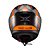Capacete Texx Kratos Nomade Preto/Laranja/Cinza - Imagem 3