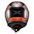Capacete Texx Kratos Nomade Preto/Vermelho/Cinza - Imagem 3
