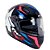 Capacete FW3 GTX Star Preto Brilhante Azul c/ Rosa - Imagem 12