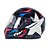 Capacete FW3 GTX Star Preto Brilhante Azul c/ Rosa - Imagem 6