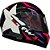 Capacete FW3 GTX Star Preto Brilhante Lilas c/ Rosa - Imagem 6
