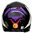 Capacete FW3 GTX Star Preto Brilhante Lilas c/ Rosa - Imagem 10