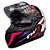 Capacete FW3 GTX Star Preto Brilhante Lilas c/ Rosa - Imagem 14