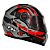 Capacete FW3 GTX Fox Grafite com Vermelho - Imagem 1