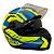 Capacete FW3 GTX Fox Amarelo com Azul - Imagem 1