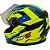 Capacete FW3 GTX Fox Amarelo com Azul - Imagem 4