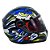 Capacete FW3 GTN Fox Eagle Azul - Imagem 1