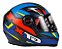 Capacete FW3 GTX Super Azul/Vermelho - Imagem 3