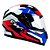 Capacete FW3 GTX Super Azul/Vermelho - Imagem 4