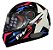 Capacete FW3 GTX Star Rosa/Azul - Imagem 2