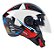 Capacete FW3 X Open Up Star Azul/Vermelho - Imagem 5