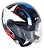 Capacete FW3 X Open Up Star Azul/Vermelho - Imagem 3