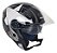 Capacete FW3 X Open Up Star Grafitte/Prata - Imagem 1