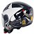 Capacete FW3 X Open Up Star Grafitte/Prata - Imagem 4