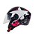Capacete FW3 X Open Up Star Lilas/Rosa - Imagem 2
