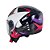Capacete FW3 X Open Up Star Lilas/Rosa - Imagem 4