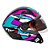 Capacete FW3 X Open Up Tiffany/Rosa - Imagem 1