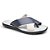 Chinelo de dedo em couro legitimo - 224 azul marinho - Imagem 1