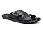 Chinelo em couro Ref-  F-200 preto - Imagem 1