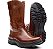 Bota lisa de couro legitimo casual - Imagem 1