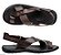 Chinelo de couro Café masculino Modelo 220 - Imagem 3